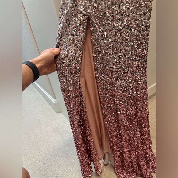 Dress The Population Sequin Gown-Small - Picture 5 of 9